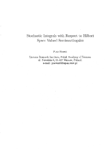 Stochastic Integrals with Respect to Hilbert Space Valued Semimartingales