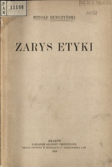 Zarys etyki