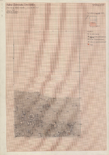 KZG, V 14 C, plan archeologiczny wykopu