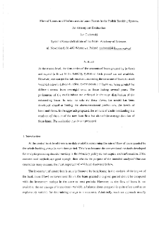 Flow of Loans and Preferences in Loan Terms in the Polish Banking System.An Attempt at Evaluation