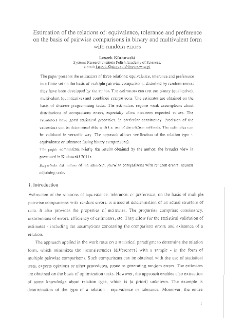 Estimation of: the relations of equivalence, tolerance and preference on the basis of pairwise comparisons in binary and multivalent Form with Random errors