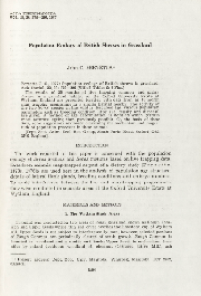 Population ecology of British shrews in grassland