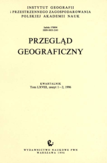 Przegląd Geograficzny T. 68 z. 1-2 (1996)