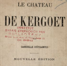 Le chateau de Kergoët