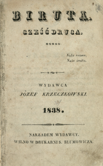 Biruta 1838 Cz.1