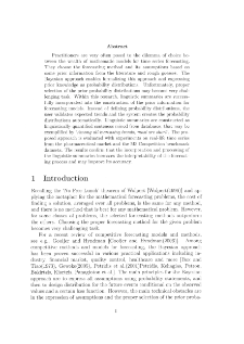 Construction of prior model probability distributions for time series