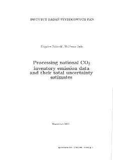 Processing National CO 2 Inventory Emission Data and their Total Uncertainty Estimates
