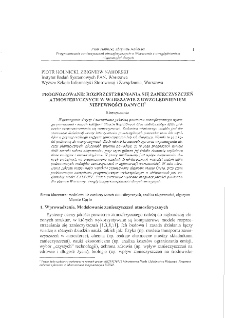 Prognozowanie rozprzestrzeniania się zanieczyszczeń atmosferycznych w Warszawie z uwzględnieniem niepewności danych