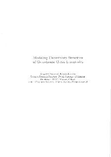 Modeling uncertainty structure of greenhouse gases inventories