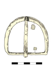 belt buckle, iron