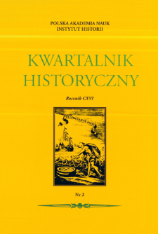 Kwartalnik Historyczny. R. 116 nr 2 (2009), Recenzje