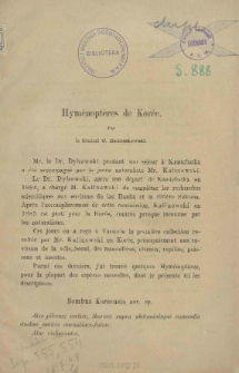 Hyménoptères de Korée