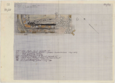 KZG, VI 401 D, plan archeologiczny wykopu