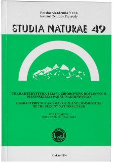 Vegetation of gravel beds, stony beds and river sides of the Pieniny National Park