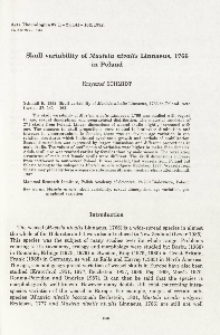 Skull variability of Mustela nivalis Linnaeus, 1766 in Poland