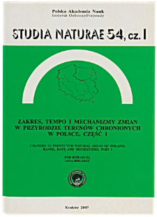 Dynamic tendency of the non-forest communities of the Kampinos National Park