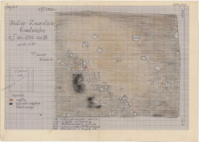 KZG, I 600 B, plan archeologiczny wykopu