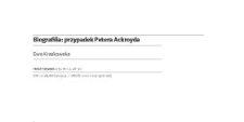 Biografilia: przypadek Petera Ackroyda