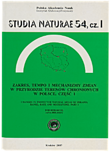 Alkaline fen in the "Jawora" nature reserve (central Poland) twenty years after cessation of exploitation