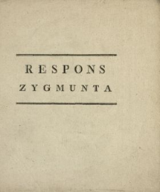 Respons Zygmunta