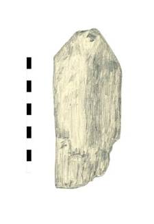 fragment drewna, obrobiony