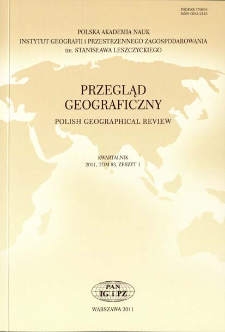 Zawartość węgla organicznego w osadach dolinnych jako wskaźnik denudacji holoceńskiej w dorzeczu górnej Odry = Organic-carbon content as an indicator of Holocene denudation in the Upper Odra River basin