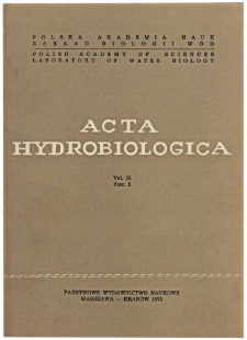 Makrofauna denna zbiornika zaporowego w Goczałkowicach w latach 1965-1969