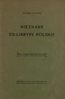 Nieznane ex-librisy polskie