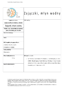 Zajączki, młyn wodny