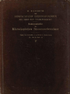 Naturgeschichte der mikroskopischen süsswassewbewohner