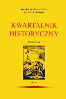 Kwartalnik Historyczny R. 113 nr 4 (2006), Recenzje