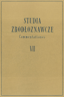 Wiarygodność informatora : próba eksplikacji dwóch pojęć z analizy i krytyki źródeł historycznych