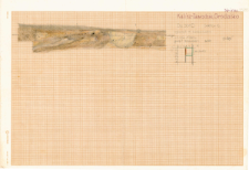 KZG, VI 301 D, profil archeologiczny W wykopu