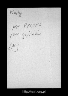 Katy. Files of Gostynin district in the Middle Ages. Files of Historico-Geographical Dictionary of Masovia in the Middle Ages