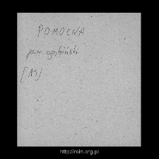 Pomocna. Files of Gostynin district in the Middle Ages. Files of Historico-Geographical Dictionary of Masovia in the Middle Ages