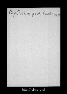 Popłacin. Files of Gostynin district in the Middle Ages. Files of Historico-Geographical Dictionary of Masovia in the Middle Ages