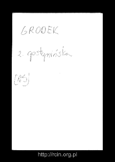 Grodek. Files of Gostynin district in the Middle Ages. Files of Historico-Geographical Dictionary of Masovia in the Middle Ages