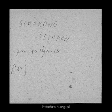 Sieraków. Files of Gostynin district in the Middle Ages. Files of Historico-Geographical Dictionary of Masovia in the Middle Ages