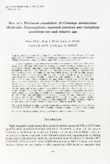 Diet of a Piedmont population of Ctenomys mendocinus (Rodentia, Ctenomyidae): seasonal patterns and variations according sex and relative age