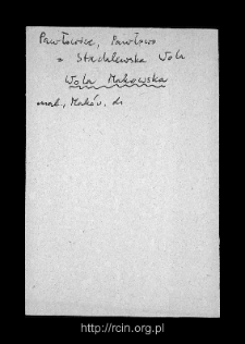 Wola Makowska. Files of Rawa Mazowiecka district in the Middle Ages. Files of Historico-Geographical Dictionary of Masovia in the Middle Ages