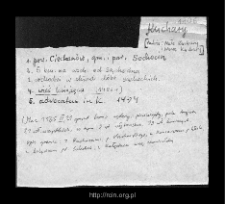 Kuchary Królewskie. Files of Sochocin district in the Middle Ages. Files of Historico-Geographical Dictionary of Masovia in the Middle Ages