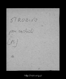 Strubiny. Files of Sochocin district in the Middle Ages. Files of Historico-Geographical Dictionary of Masovia in the Middle Ages