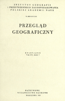 Przegląd Geograficzny T. 60 z. 3 (1988)