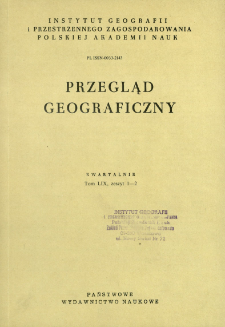 Przegląd Geograficzny T. 59 z. 1-2 (1987)