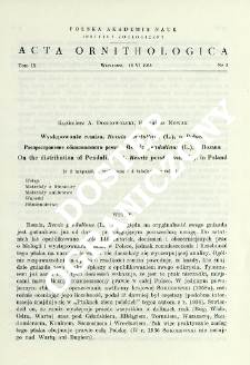 Występowanie remiza, Remiz pendulinus (L.), w Polsce