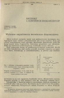 Wybrane zagadnienia teoretyczne drapieżnictwa