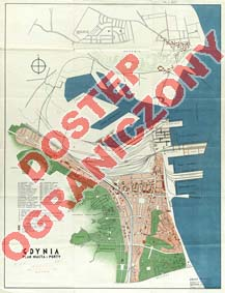 Gdynia : plan miasta i portu