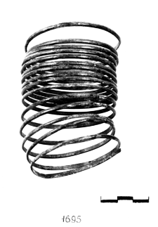 spiral bracelet (Wysiedle) - chemical analysis