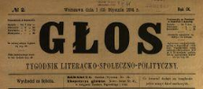 Głos : tygodnik literacko-społeczno-polityczny 1894 N.2