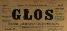 Głos : tygodnik literacko-społeczno-polityczny 1894 N.6